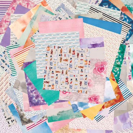 12" x 12" In the Studio Paper Pad by Recollections™, 180 Sheets